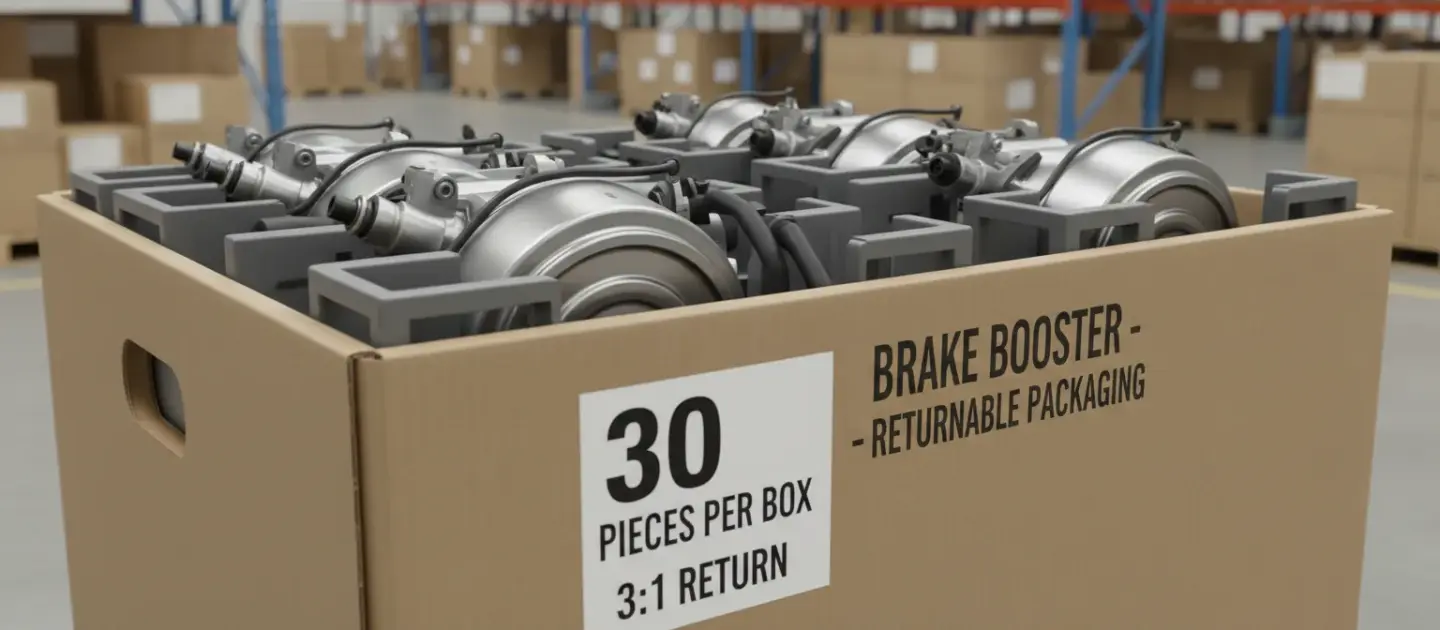 brake booster returnable sleeve