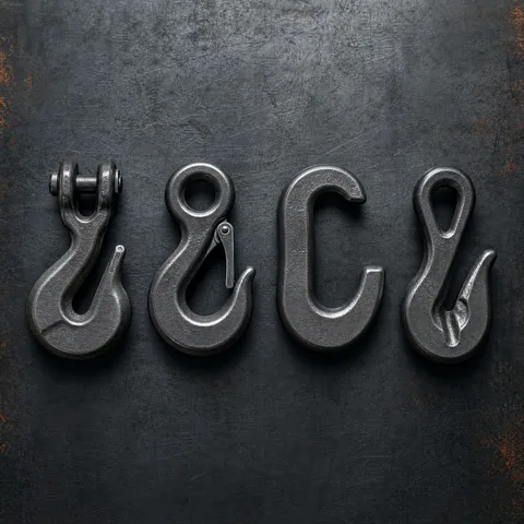 Grab slip C and weld-on lashing hooks