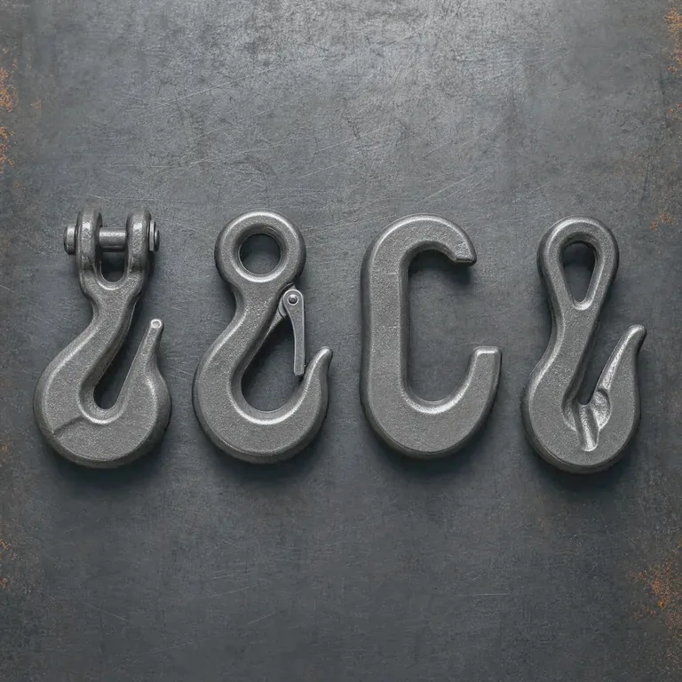 Forged lashing hooks