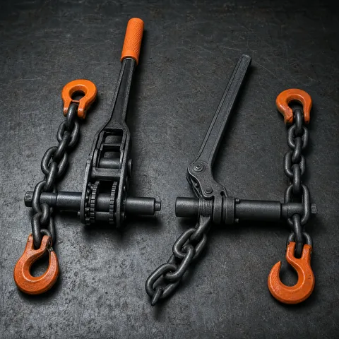 Ratchet and lever load binder selection