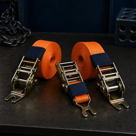 Ratchet straps and cargo tie down webbing